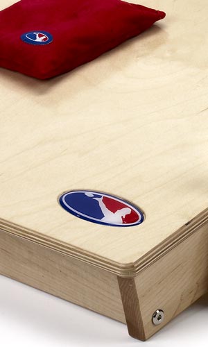 American Cornhole Tournament Set - Corner Detail