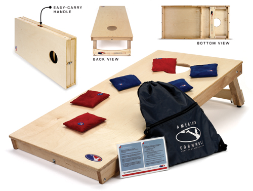 American Cornhole Tournament Board Set